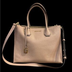ichael Kors Large Convertible Handbag /Dusty Rose